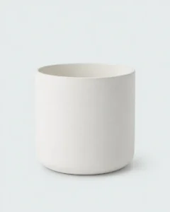 Minimalistisk Potte Hvit