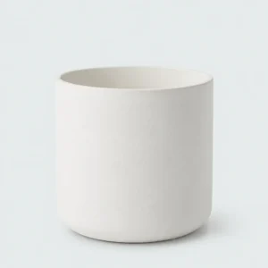 Minimalistisk Potte Hvit
