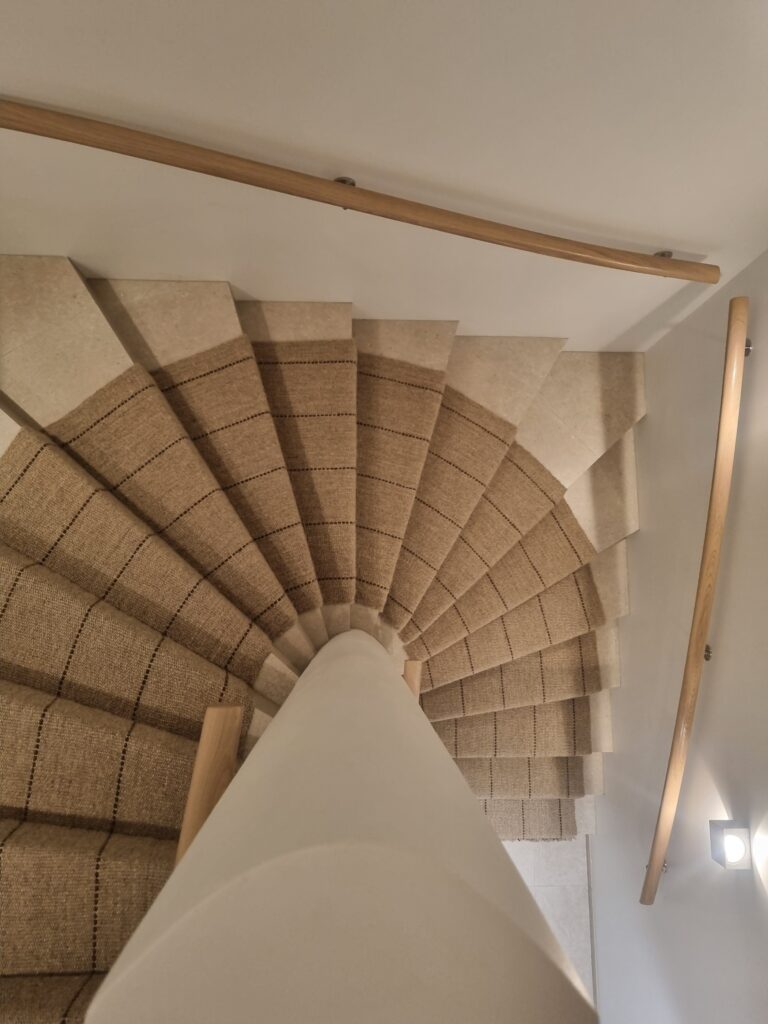 Trappeløper i spiraltrapp